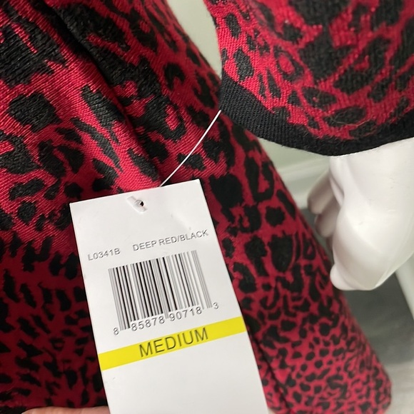 Nina Leonard leopard print knit dress NWT - Picture 9 of 9